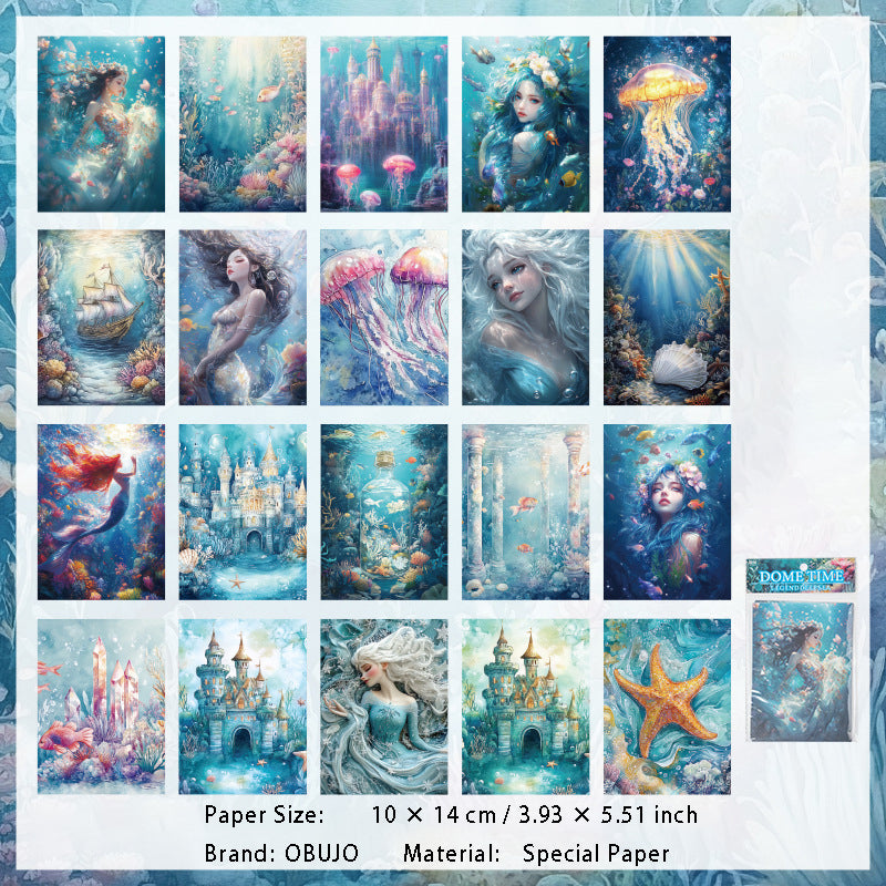 20 Sheets Fantasy Scrapbook Paper QDSG