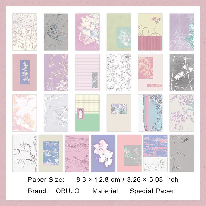 50 Pcs Creative Scrapbook Paper XDSQ