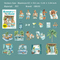 20 Pcs Travel Themed Stickers XRLC