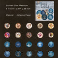 20 Pcs Retro Object Stickers WDSZZ
