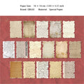 10 Pcs Vintage Junk Journal Paper ZYXL