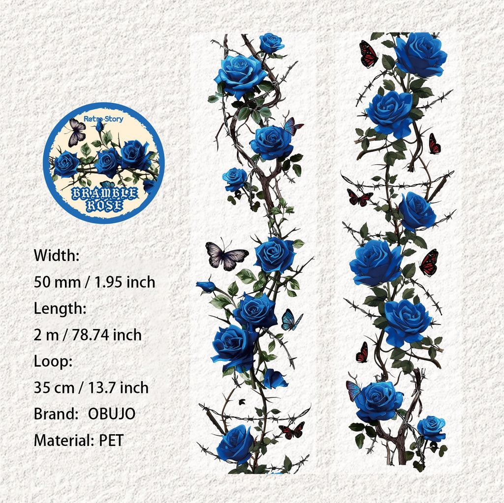 1 Roll Gothic Rose PET Tape JJMG