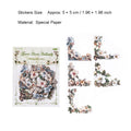 20 Pcs Floral Scrabook Corner Stickers MSSY