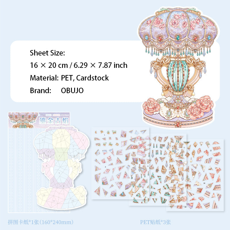 European Royal Themed DIY Stickers Kit DZWS