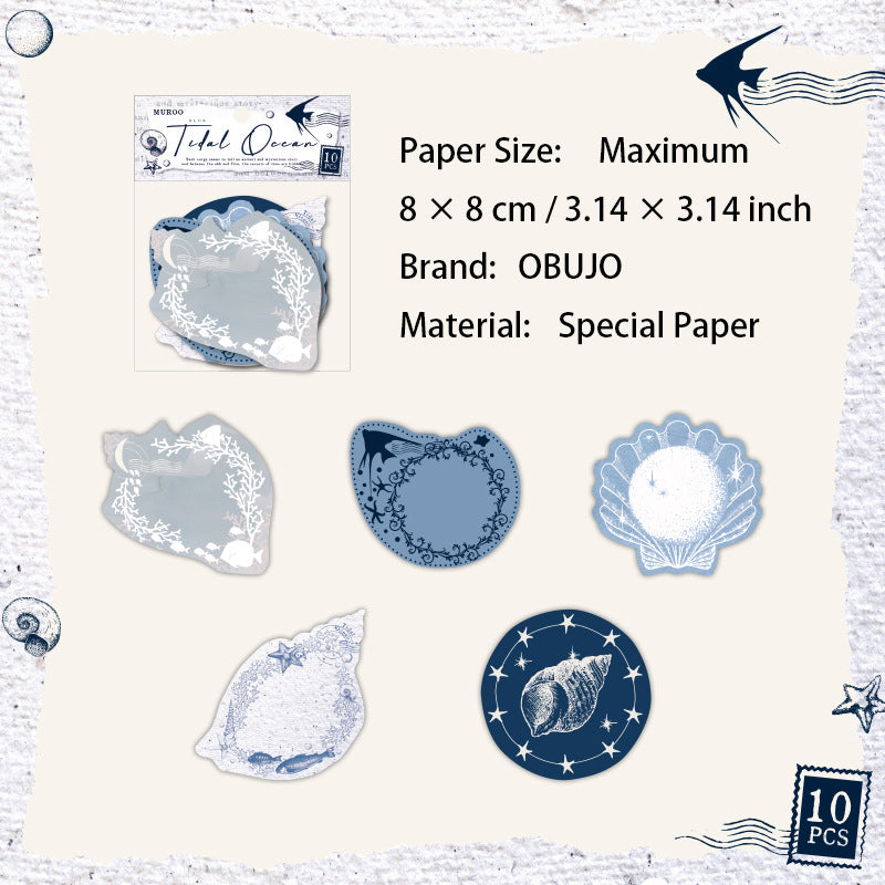 10 Pcs Aesthetic Journal Notepad Paper FCLY