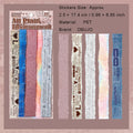 20 Pcs Vintage Journal Stickers JYSN