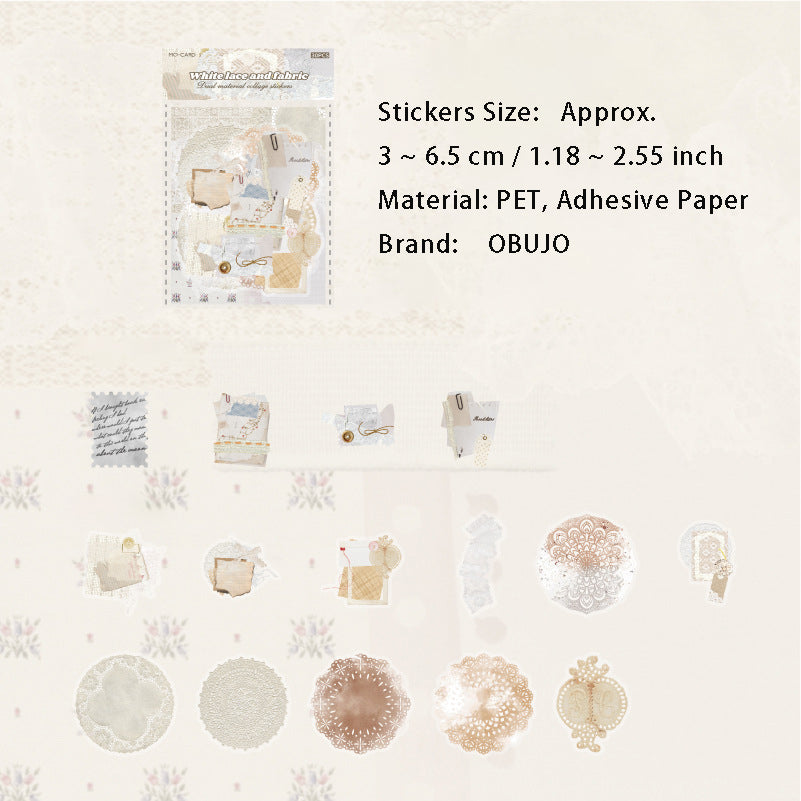 30 Pcs Vintage Journal Stickers PTDY