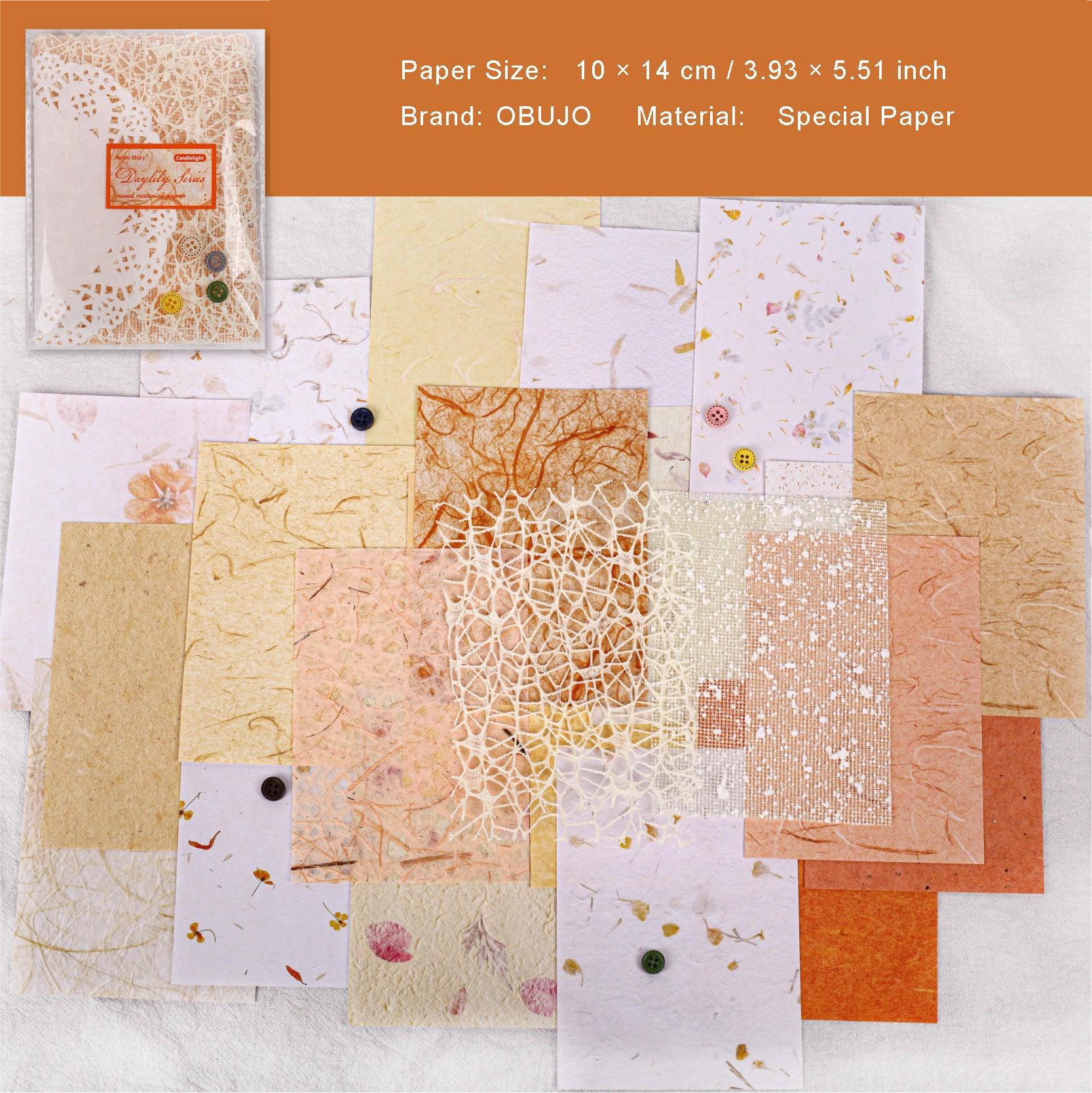 32 Sheets Texutered Scrapbook Paper XCXL