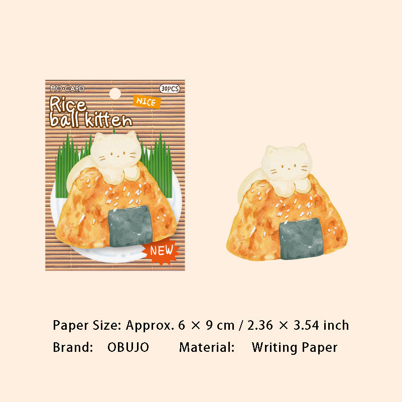 30 Sheets Sushi Notepad XZSSP