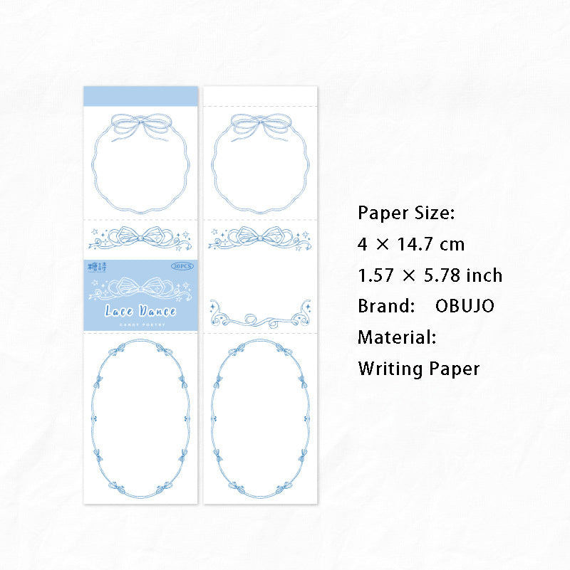 30 Sheets Creative Notepad Paper XTSJ