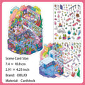 3D Shop Scene DIY Stickers Kit JRYYZ35