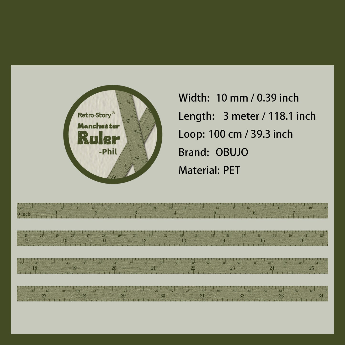 1 Roll Tape Measure PET Tape MCJC