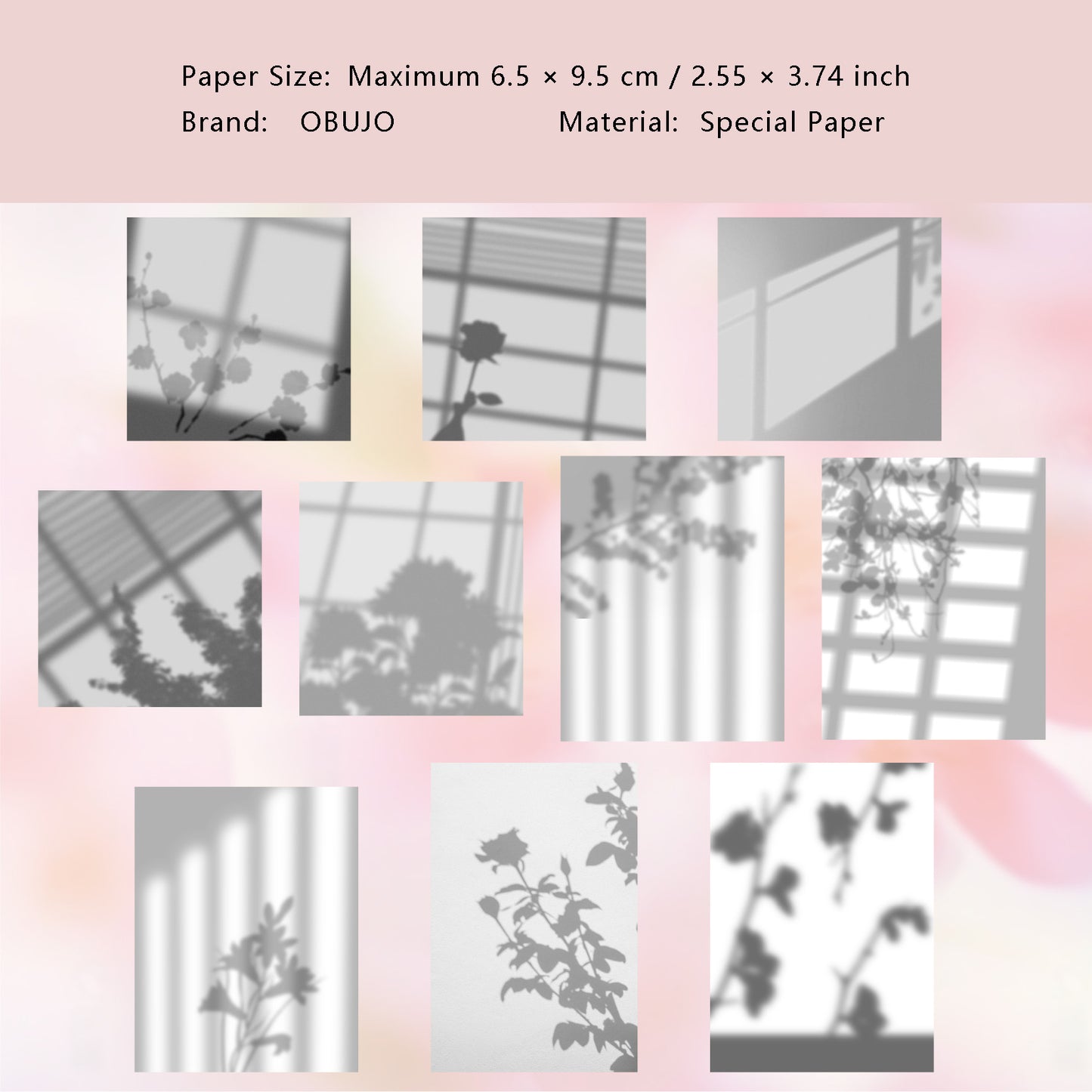 20 Pcs Shadow Theme Notpad GYQP