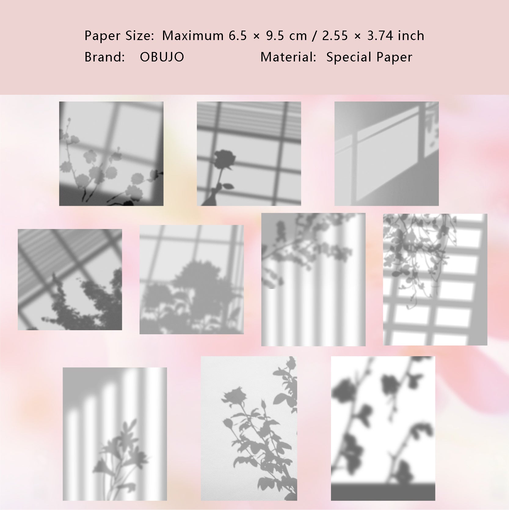 20 Pcs Shadow Theme Notpad GYQP