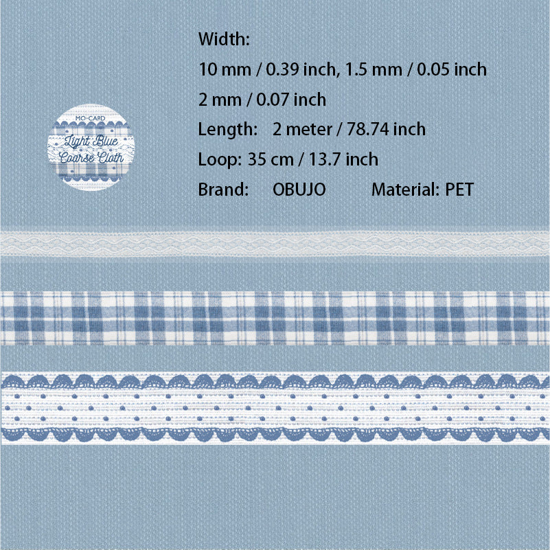 3 Roll Lace Theme PET Tapes Kit SZLS