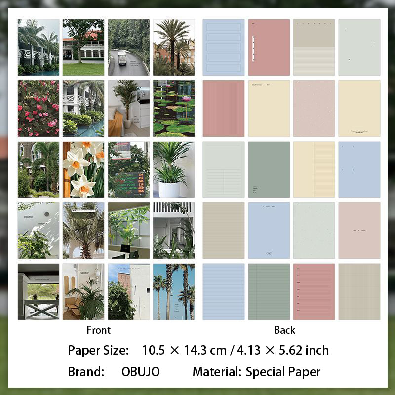 40 Pcs Aesthetic Journal Paper KRJX