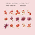 30 Pcs Gold Foil Flower Washi Stickers FHLJ