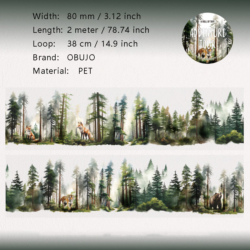 1 Roll Green Forest PET Tape NWSL