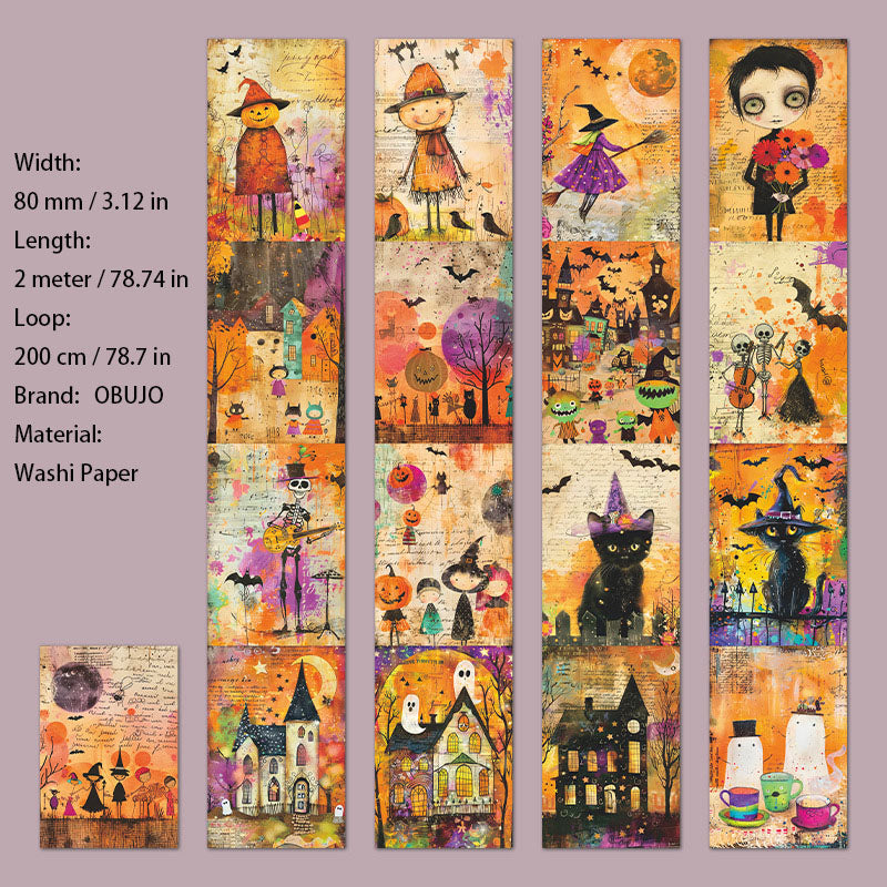 1 Roll Halloween Theme Washi Tape KETXZ