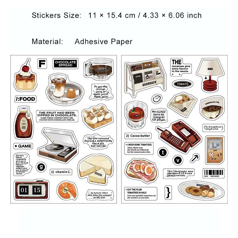 2 Sheets Daily Life Planner Stickers RJSP