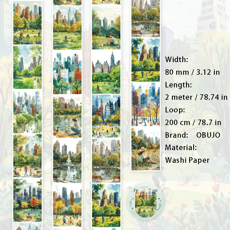 1 Roll City Landscape Washi Tape ZYSJ