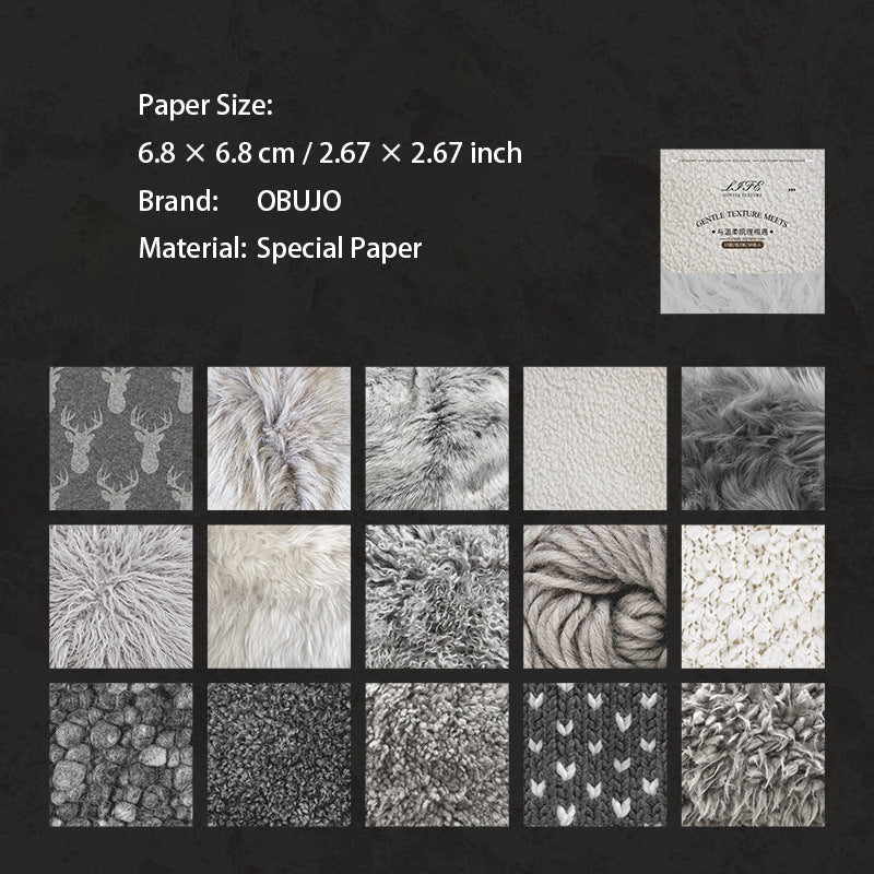 30 Sheets Natural Texture Paper Pad WRJL