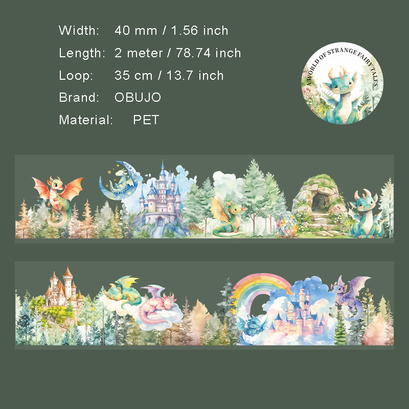 1 Roll Fairy World PET Tape QYTHSJ