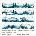 1 Roll Mountain Forest Washi Tape SCQK