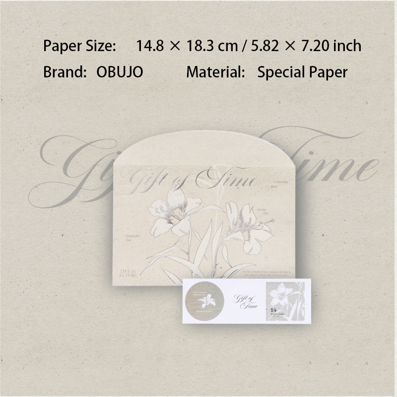 1 Pcs Sliver Foil Envelope with Wax Seal Stickers JMRM