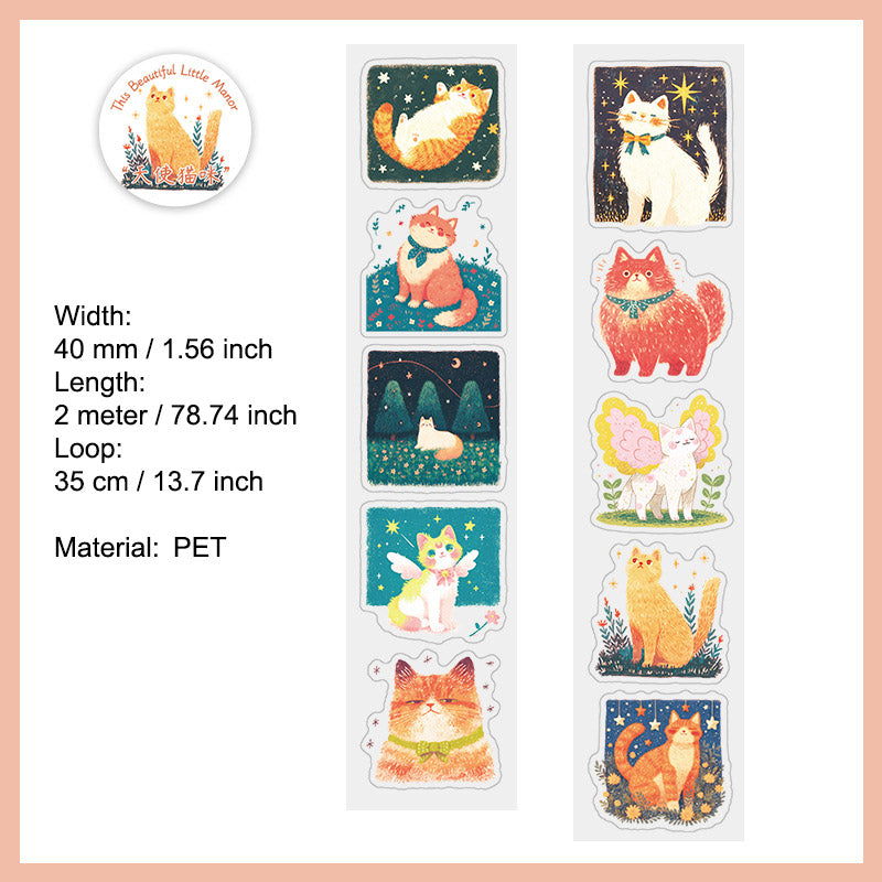 1 Roll Cartoon PET Stickers Tape TYHY