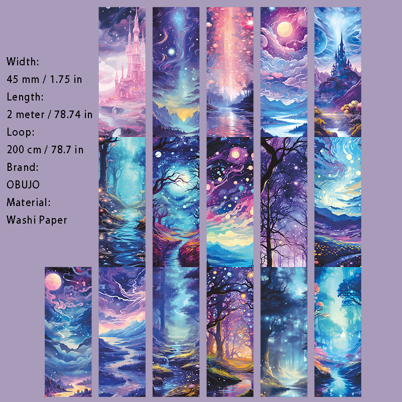 1 Roll Fantasy Art Washi Tape MHHL