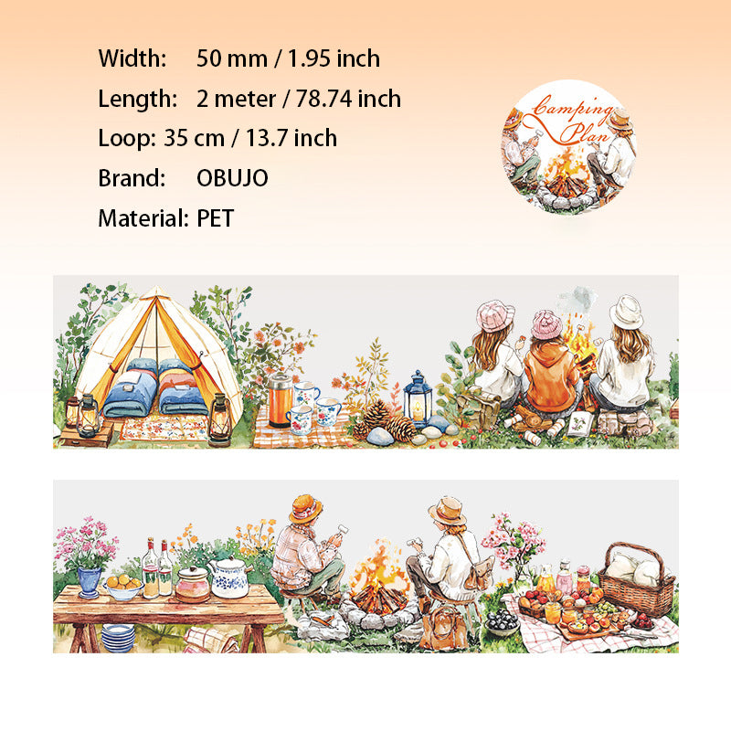 1 Roll Camping PET Tape LYJH