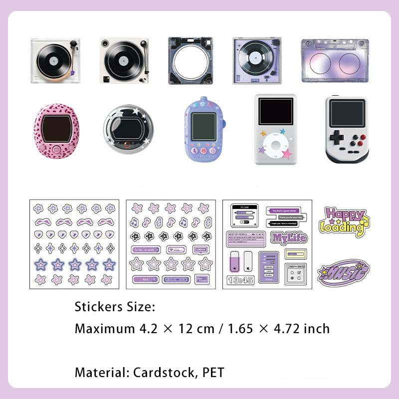 15 Pcs Lifestyle Journal Stickers MCRA