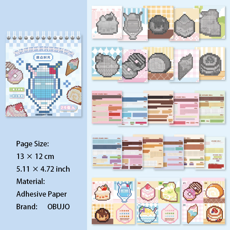 Mosaic Style Puzzle Sticker Book FJPPL