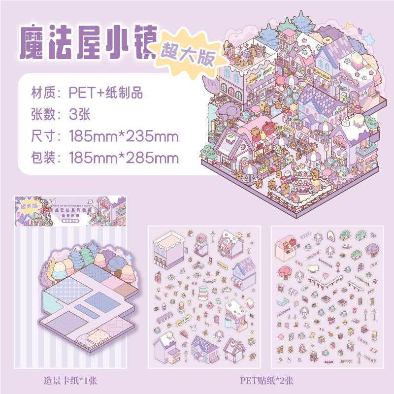 3D Scene DIY Stickers Kit KPBL