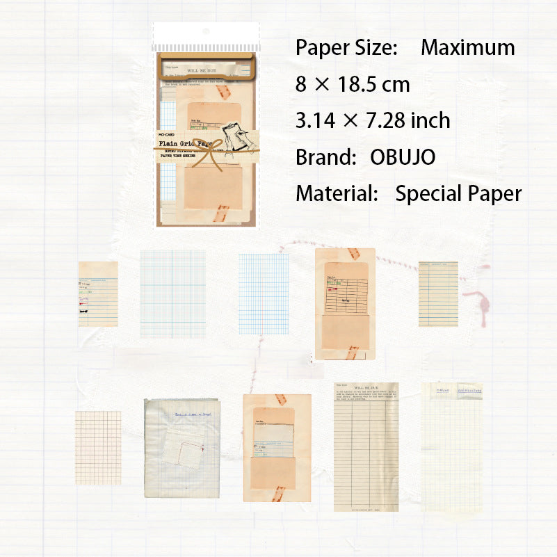 30 Pcs Basic Vintage Junk Journal Paper ZJSG