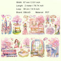 1 Roll Lifestyle PET Stickers Tape MHSG