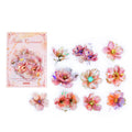 20 Pcs Gilded Flora PET Stickers FHZS06
