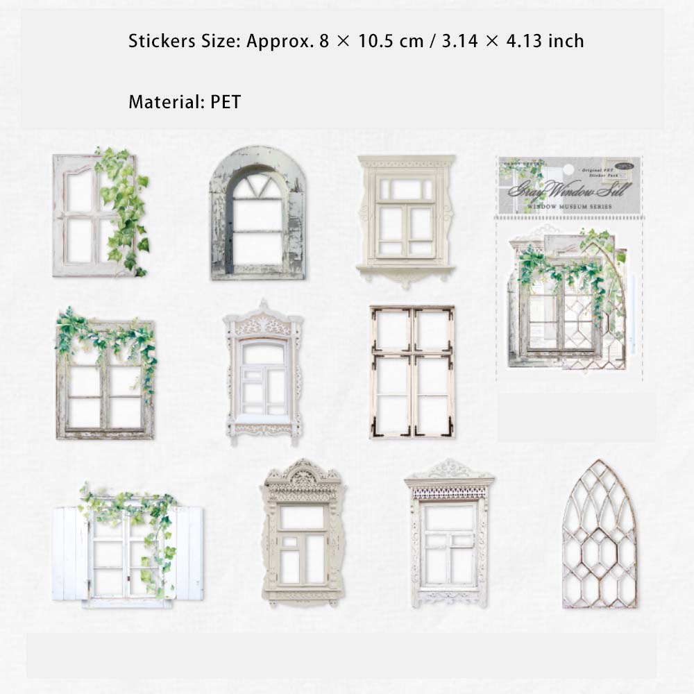 20 Pcs Winters Theme PET Stickers CHBWG
