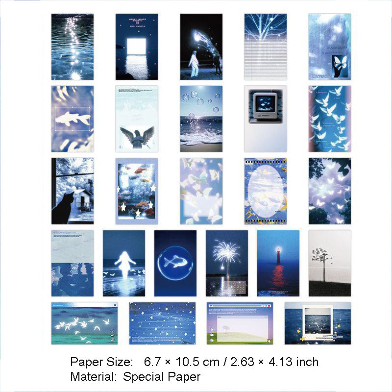 50 Pcs Creative Scrapbook Paper CPMJ