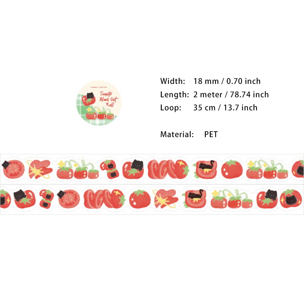 1 Roll Cute Fruit PET Tape SGTX