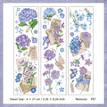 6 Sheets Flower PET Stickers SLLX
