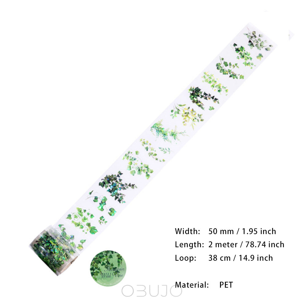 1 Roll Holographic Glitter PET Flower Tape SYHZ