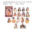 30 Pcs Lifestyle Girl PET Stickers NLSD