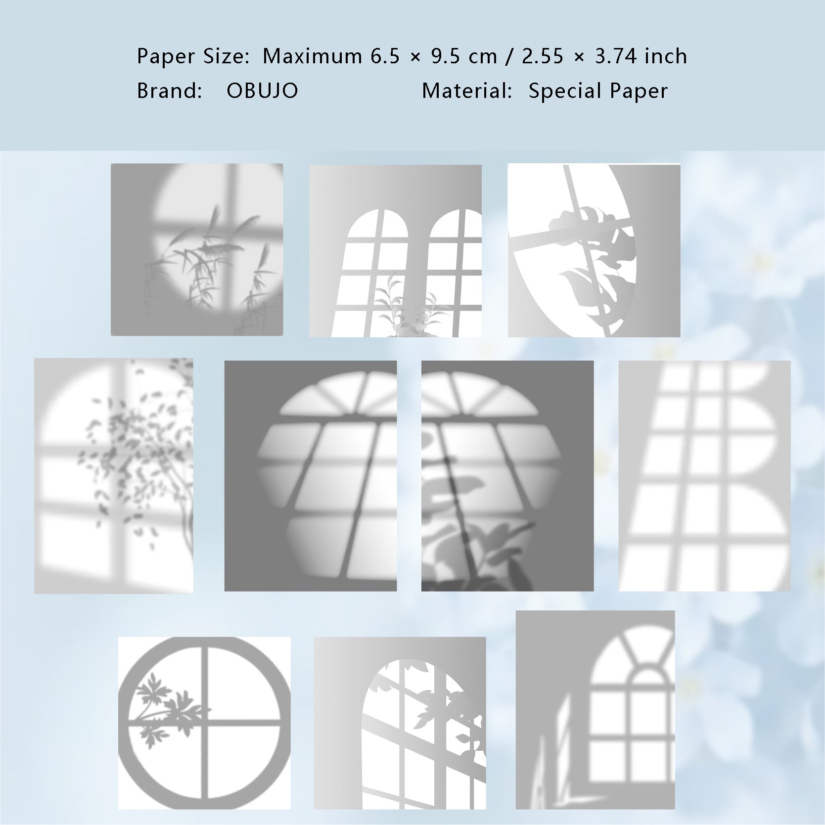 20 Pcs Shadow Theme Notpad GYQP