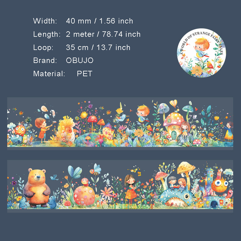 1 Roll Fairy World PET Tape QYTHSJ