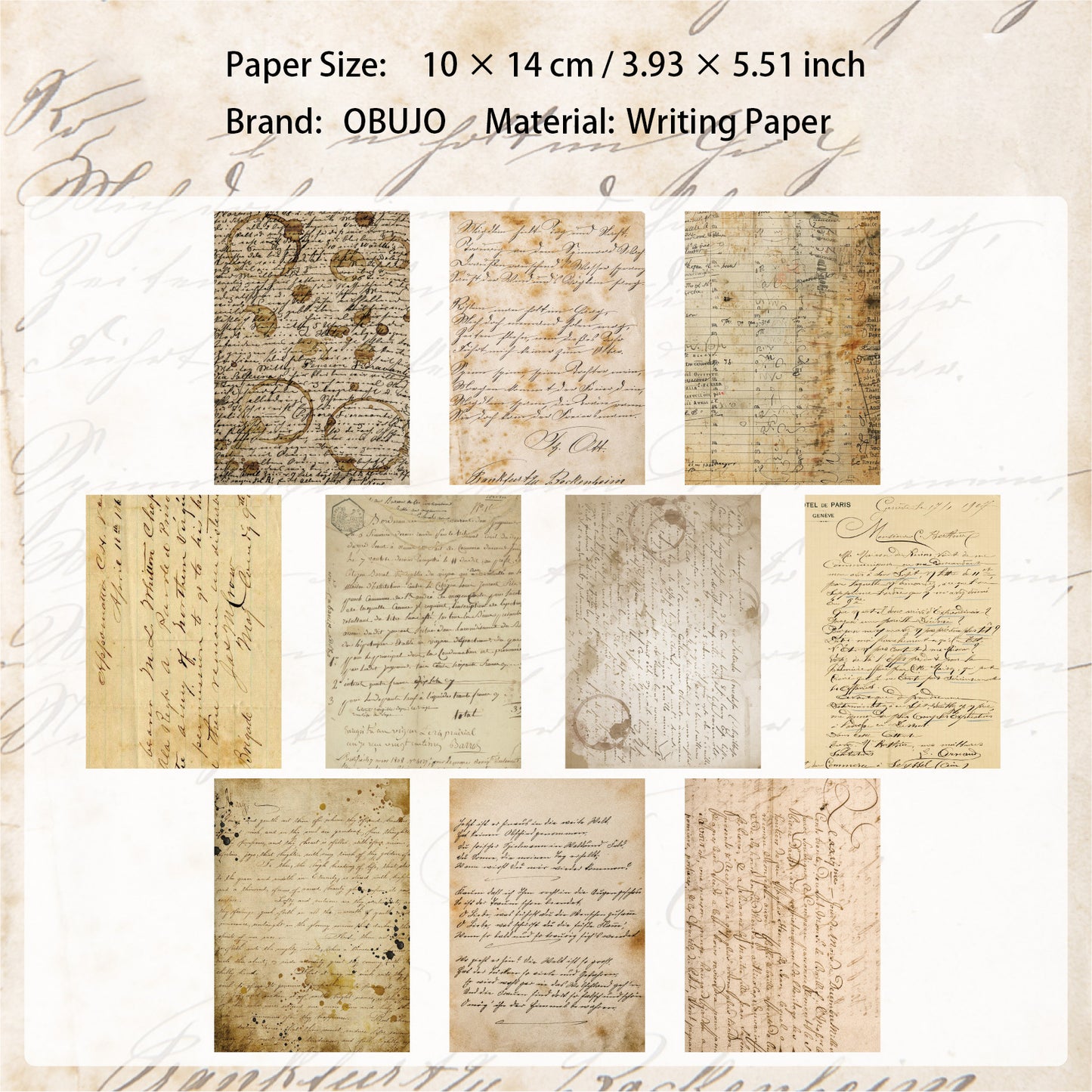 20 Pcs Vintage Junk Journal Paper JRXL