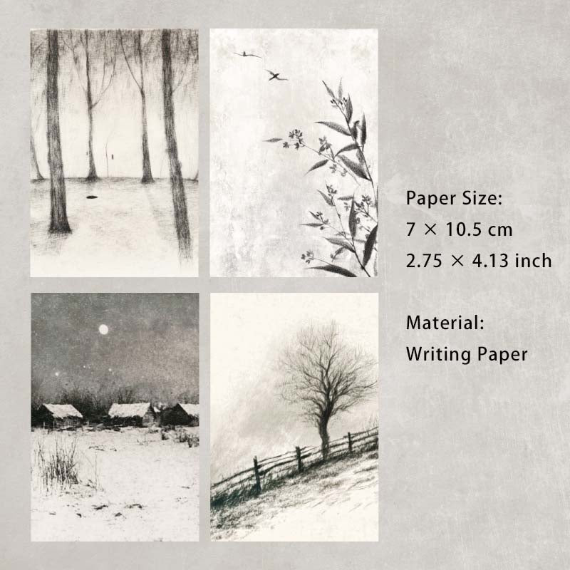 40 Sheets Vintage Notepad Paper HWXX