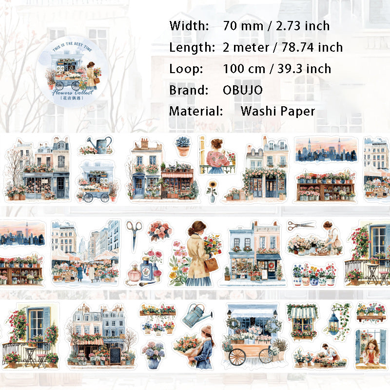 1 Roll Shop Store Washi Stickers Tape LSRC