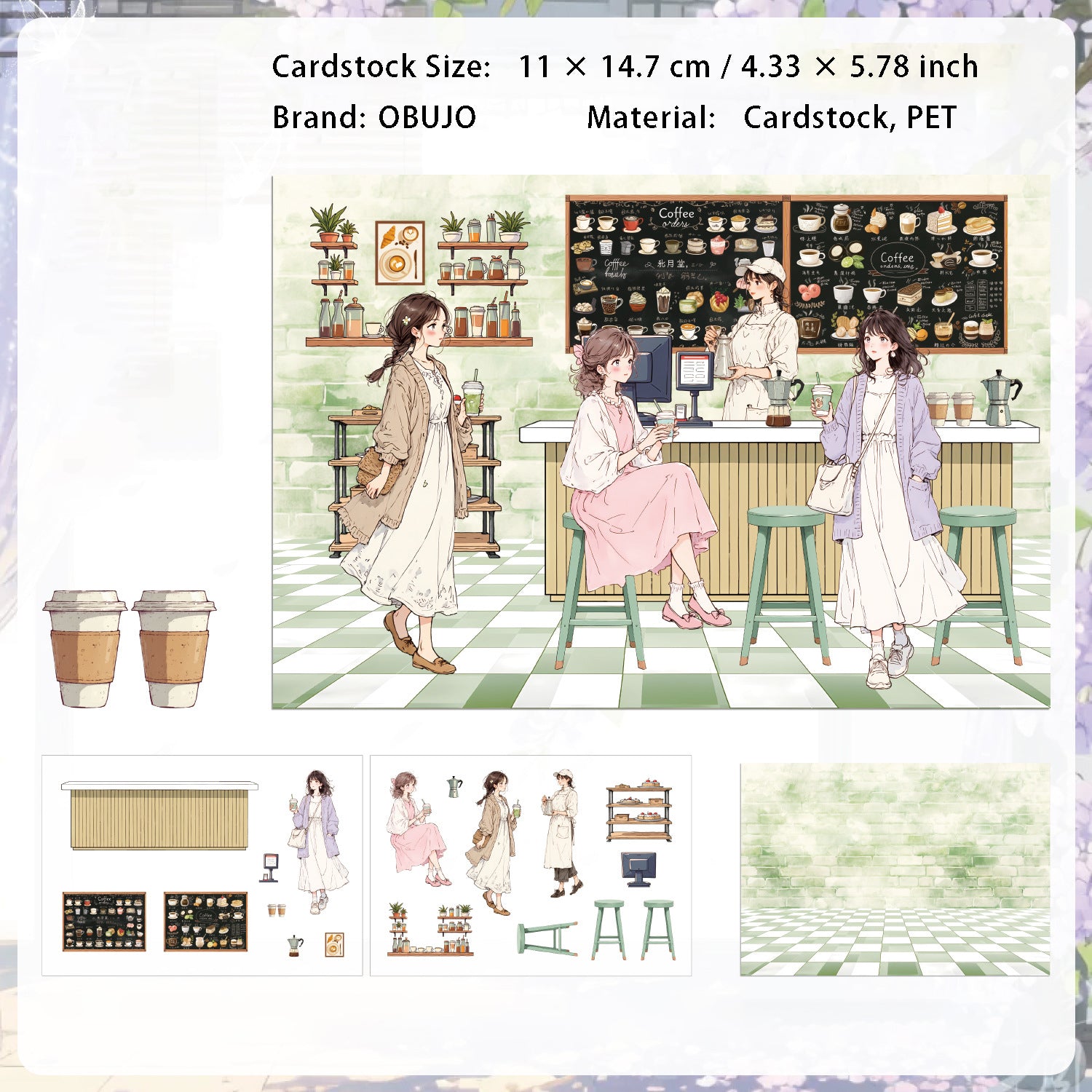 Bar Scene DIY Stickers Kit WHWG